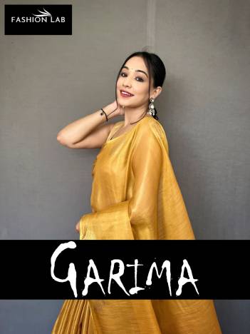 GARIMA BY FASHION LAB JACQUARD ZARI WEAVING SAREE WITH JACQUARD WEAVING BORDER WHOLESALER IN SURAT